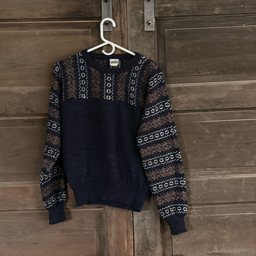Vintage LEVI'S Women’s Christmas Sweater Crew Size Medium